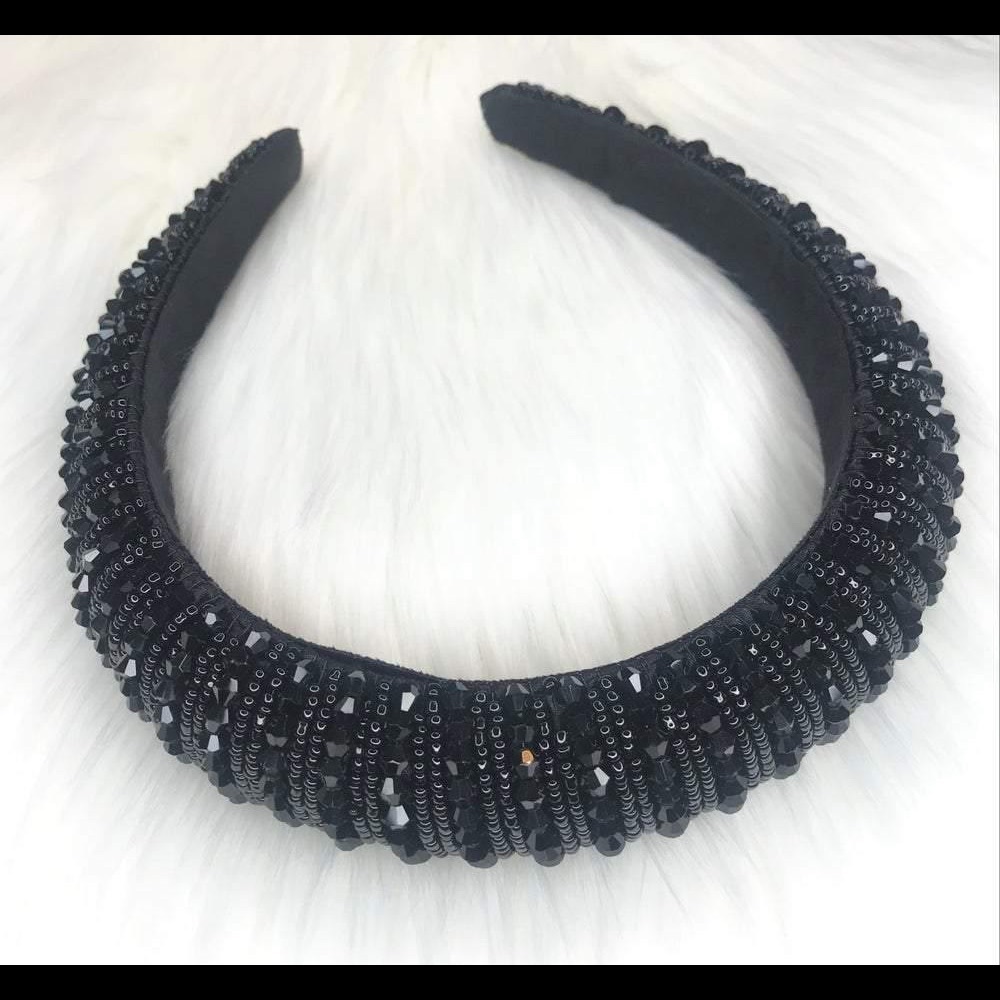 Black Rhinestone Headband